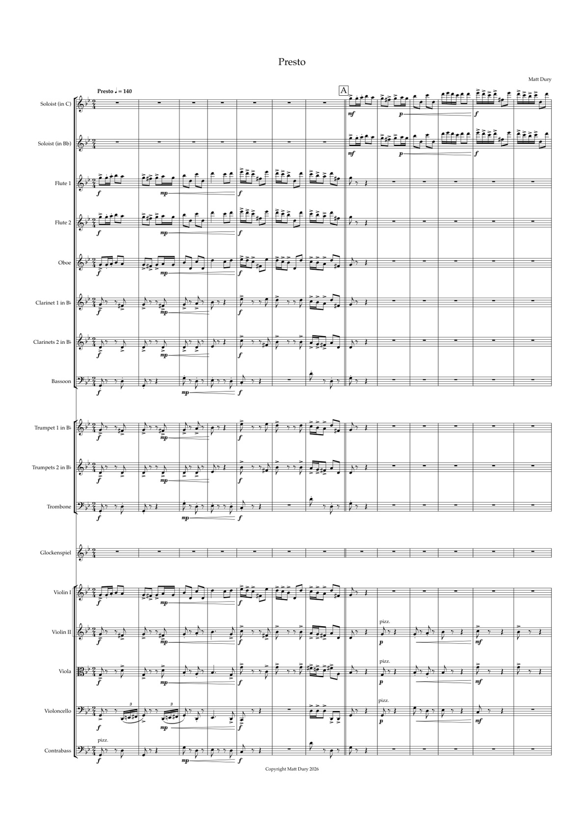 First page of Presto